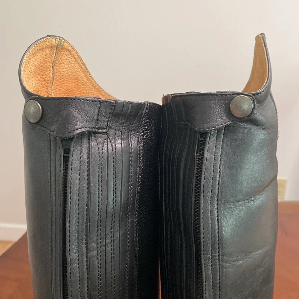 Horze Equestrian English Riding Boots Genuine Leather Sz42R - EU (10R-USA) - Picture 9 of 17